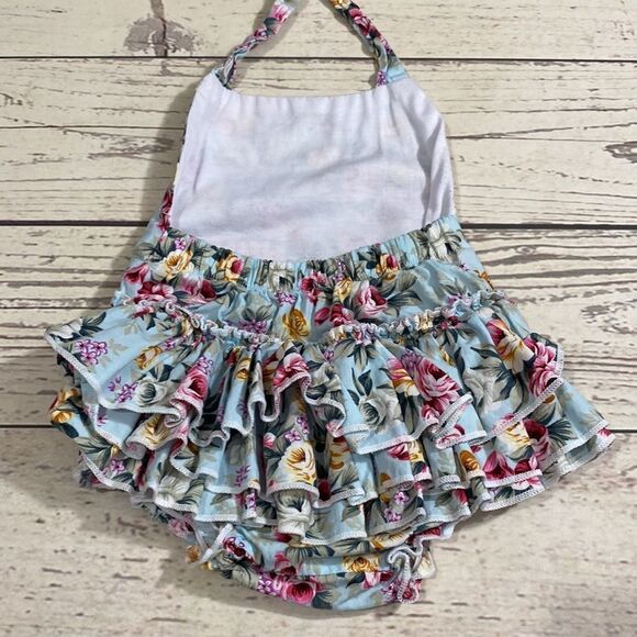 Bundle of 3 Baby Girl Infant Rompers - Picture 7 of 8